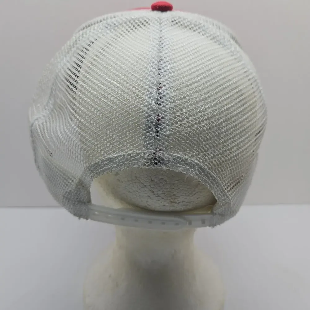 Justin Men's Born On A Farm Patch Red Snapback Trucker Hat Mesh Back